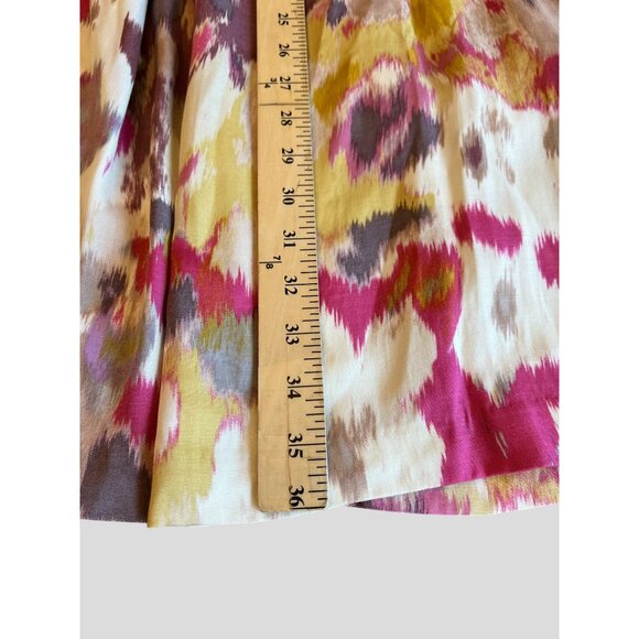 Ann Taylor Loft Womens Multicolor Ruffle Sleeve Dress Size 12 - Picture 5 of 16